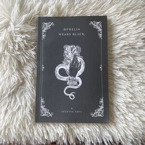 Segovia Amil Ophelia Wears Black Signed First edition paperback poetry Book